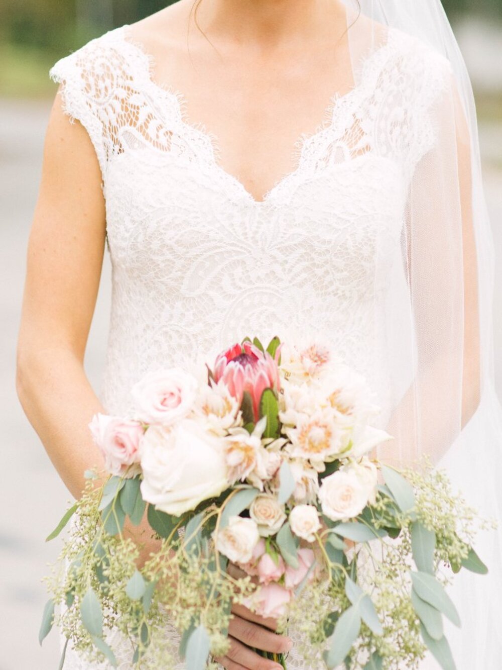 Wtoo by Watters "Ryley" Custom Lace Wedding Gown | Professionally Dry Cleaned